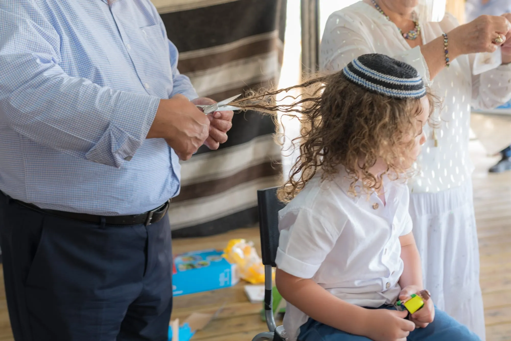 טקס חלאקה, התספורת הראשונה של הילד